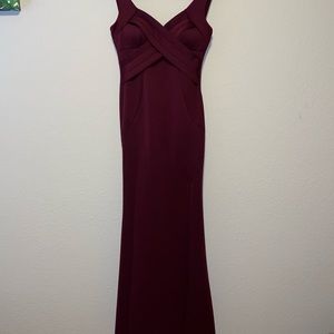 Formal Maroon Dress